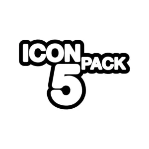 5 Icon Pack (PNG/SVG)